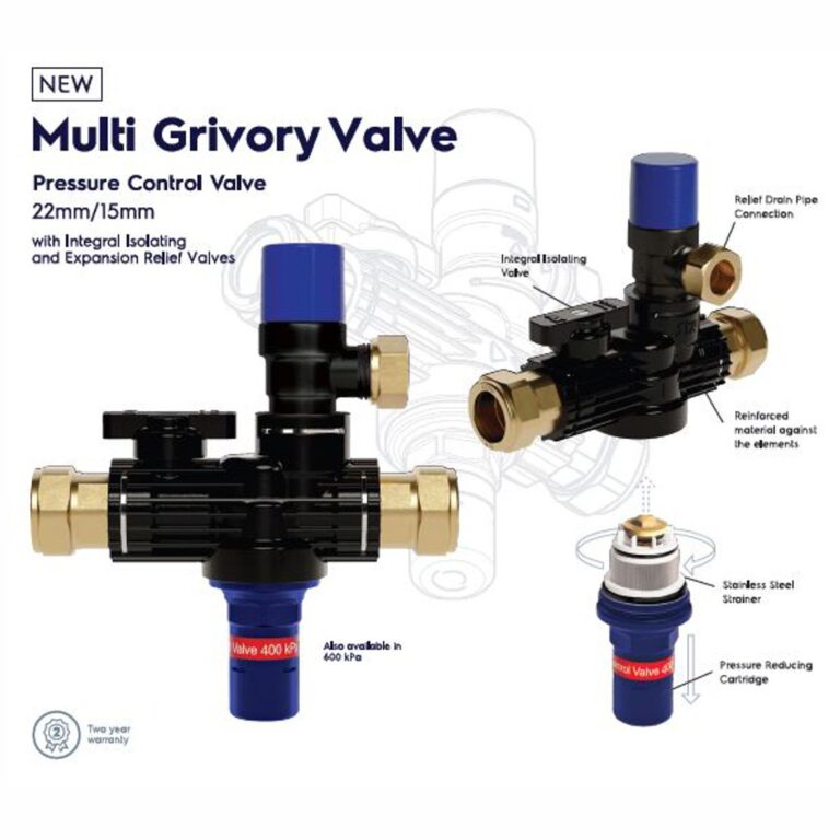 Geyser Pressure Multi Grivory 22mm 400kpa Kwikot Alberton Hardware