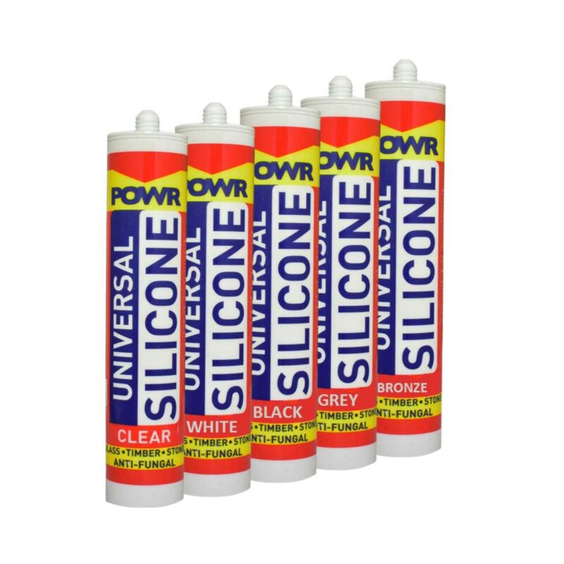 Powr Silicone Sealant 260ml (Various Colours) - Image 1