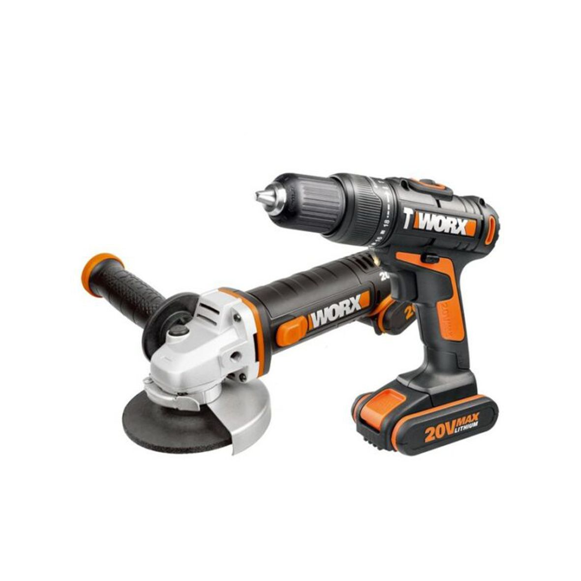 Worx Cordless Impact Drill Angle Grinder Kit 20v Alberton Hardware Online Store